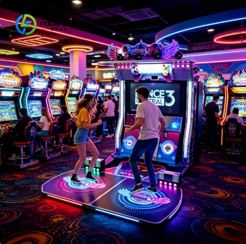 Arcade Dance Machine Rhythm Sports Entertainment Equipment for Family Entertainment and Game Halls
