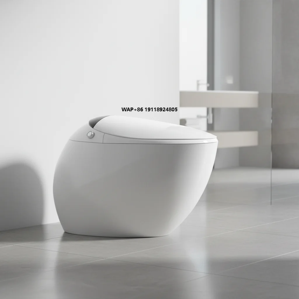 Latest Smart Toilet Model-Radar Sensor Auto Flush Heated Seat Remote Control Included P-trap Dual-Flush Night Light Luxury