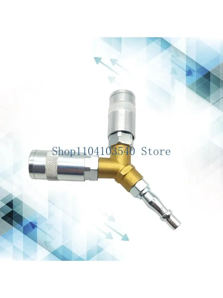 

02DC 3-ходовые фитинги для воздушного компрессора Y-разъем, разделительная резьба, быстросъемная муфта для воздушных линий,