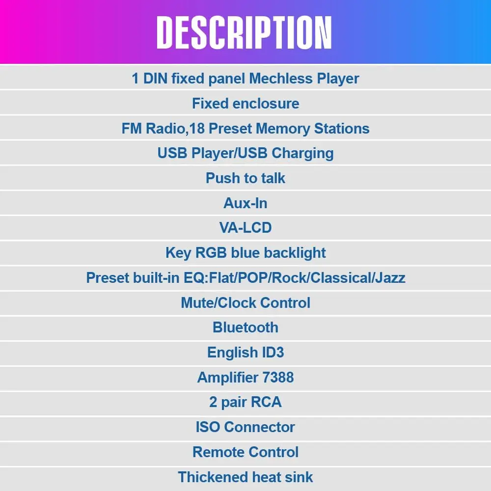 1 din راديو السيارة مشغل MP3 FM موالف ستيريو USB سيارة الصوت ستيريو SD TF USB الوسائط المتعددة Autoradio لاعب التحكم عن بعد بلوتوث