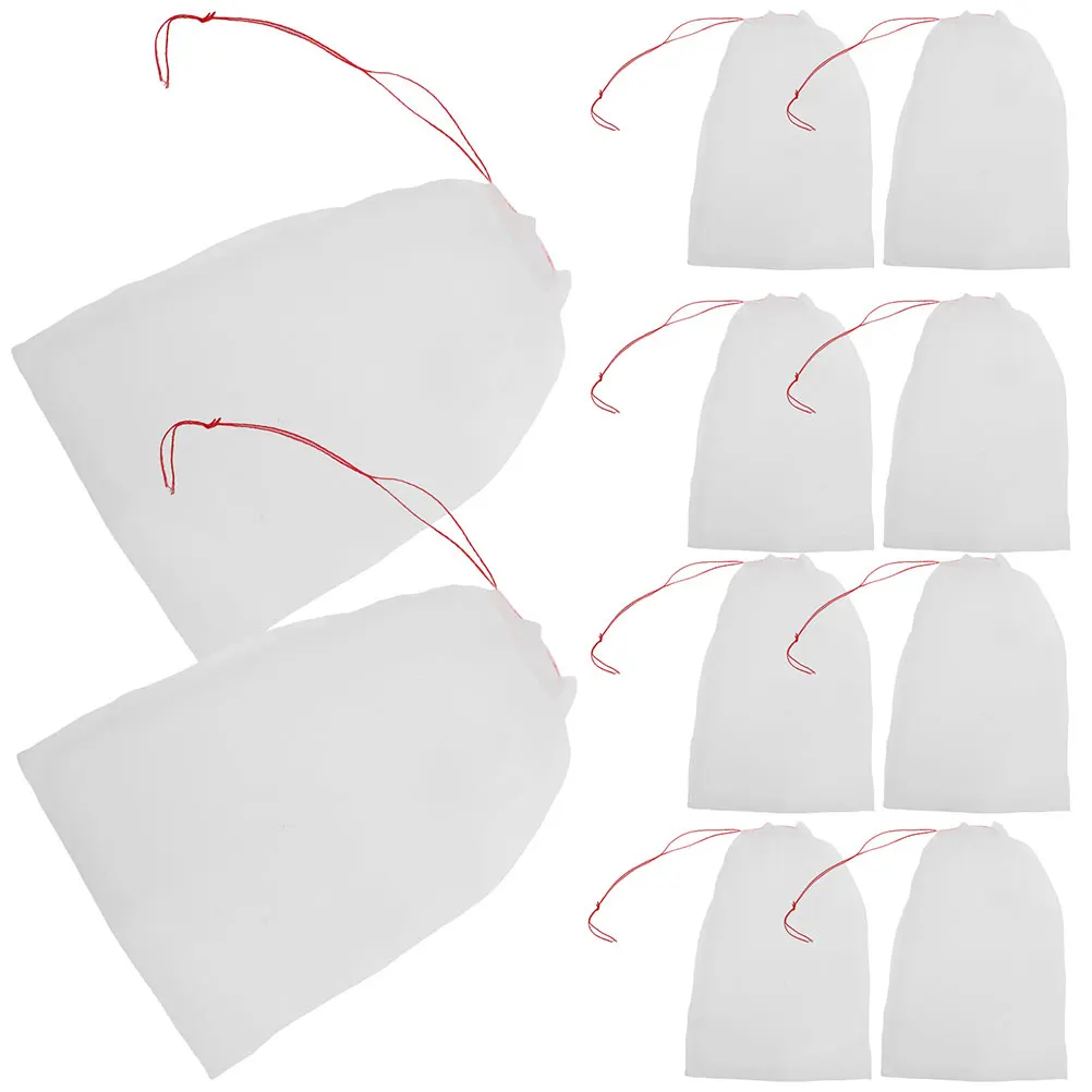 

20pcs Fruit Protection Bags Reusable Garden Netting Bird Barrier Mesh Bags Plant Cover Gardening Tools Durability Easy