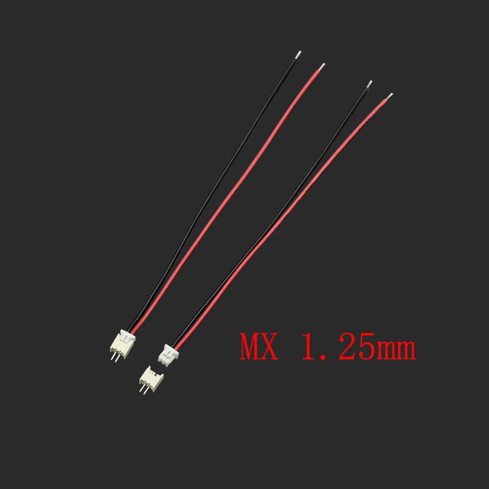 5 Sets 10CM/20CM JST XH2.54 PH2.0 1.25mm 2-Pin Steckverbinder, Stecker, Kabel, männliche und weibliche Steckverbinder, Klemmen – Detail 4