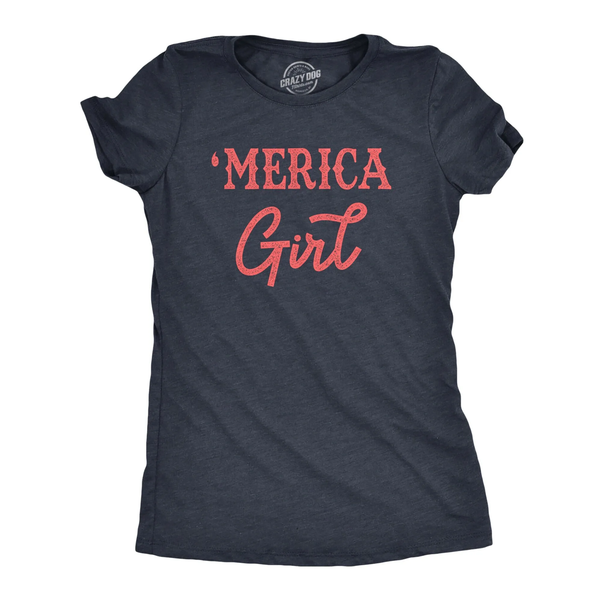 Merica Girl T Shirt America Women Funny 4Th Of July Party 'Merica Independence Day