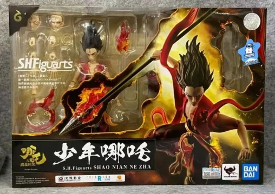 Bandai BNTSH Hot China Movie Anime Movie Characters Nezha Action Figure Limited Edition Nezha:BirthoftheDemonChild