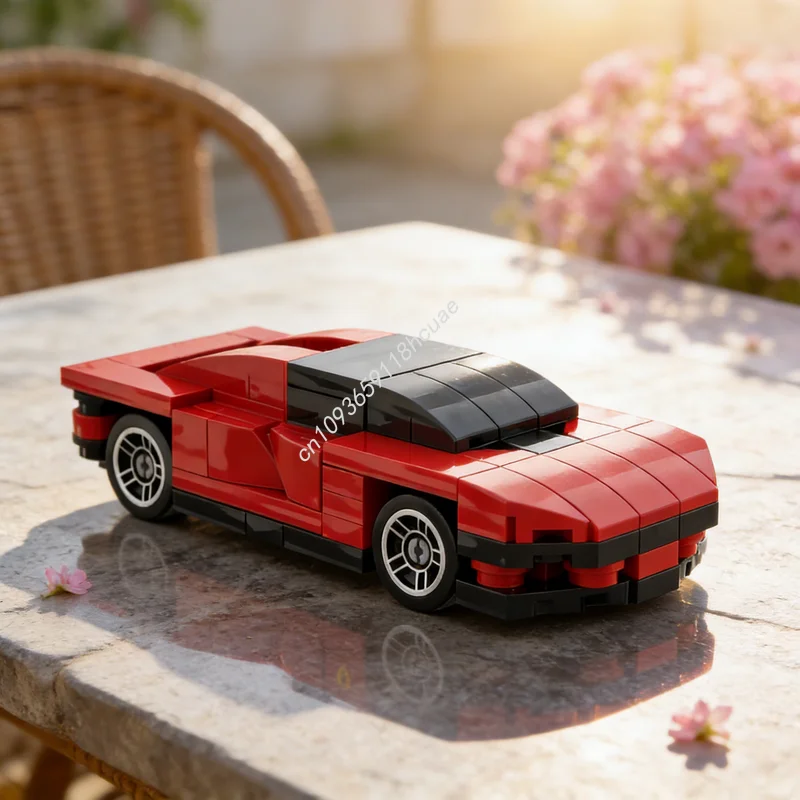 

Набор строительных блоков MOC Mini Daytona City Champions, 115 деталей, модель архитектурного сооружения, игрушка для самостоятельной сборки, креативный подарок на Рождество, развивающая игрушка