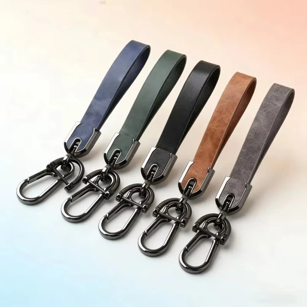 New Multifunctional Leather Car Keychain Portable Anti Loss Waist Hanging Phone Keychain for Men and Women