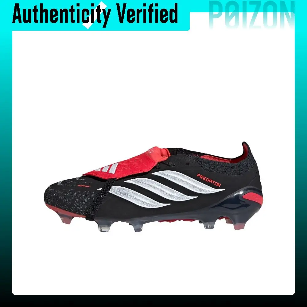 Adidas PREDATOR ELITE Soccer Shoes Unisex Black Red JS0375