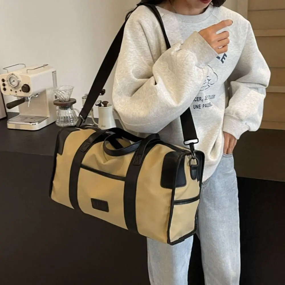 Luggage Bag Dry and Wet Separation Sport Bag Large-Capacity Durable Leisure Bag Waterproof Nylon Shoulder Bag Weekend Trip