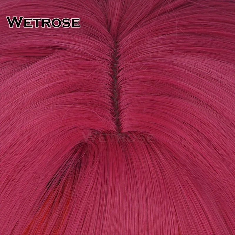 ZA01 【Wetrose】Auf Lager IRyS Cosplay Perücke 2023 Neues Outfit Hololive Hope EN Holo Vtuber SeisoRyS Roter kurzer Bob Haarschnitt StilZa0@