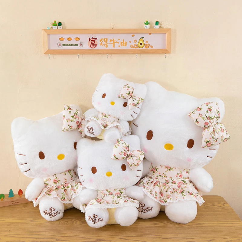

Kawaii Cartoon Plush Toy Hello Kitty Stuffed Doll Cute Sleeping Buddy for Kids Birthday Gift Lovely Filled Doll