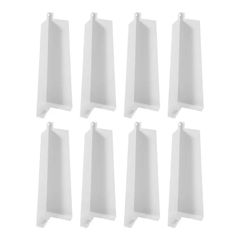 ABUL-8 Pcs Aluminum Siding Corners 8 Inch Outside White Siding Corner Caps Smooth Siding Aluminum Corner