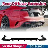 1 Set Add-On Rear Diffuser Extension For KIA Stinger 2018 2019 2020 2021 ABS kit Rear Spoiler Diffuser Rear Posterior Lip