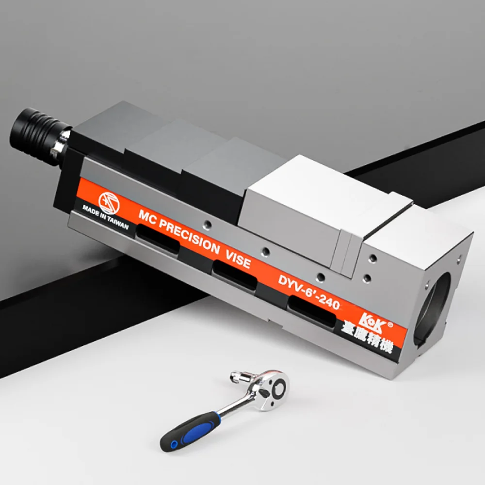 Precision hydraulic vise with a maximum clamping capacity of 240/300mm, mechanical vise with an accuracy of 0.005mmPrecision Hyd