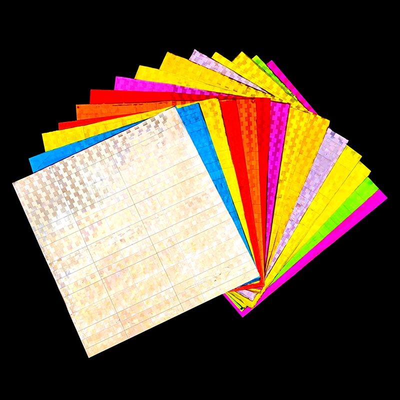 VOOFENG Big Square Microprismatic Reflective PVC Sheeting Reflective Material for Reflector Personal Safety  Accessories 47x49cm