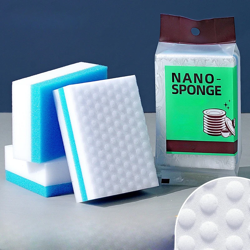 Magic Nano Sponge Melamine Sponge Eraser Kitchen and Bathroom Household Cleaning Tools Cleaning Sponge Block 10 * 7 * 3cm