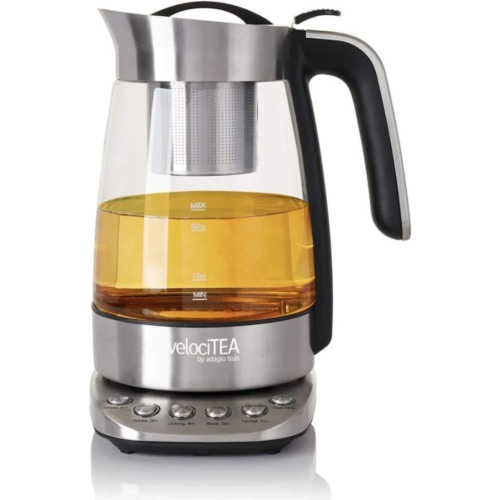 

Electric Tea Maker With Variable-Temperature Settings and Keep-Warm Feature