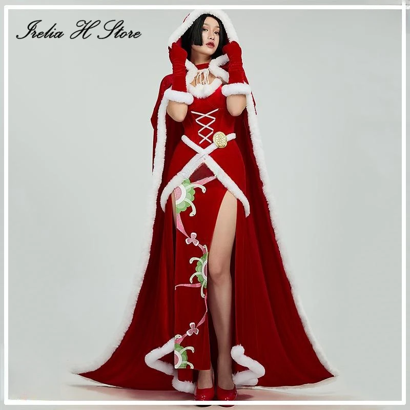 Irelia H Anime ONE PIECE Boa Hancock Cosplay Costume Emperor Boa Hancock Christmas Dress Halloween Costume Dress Women