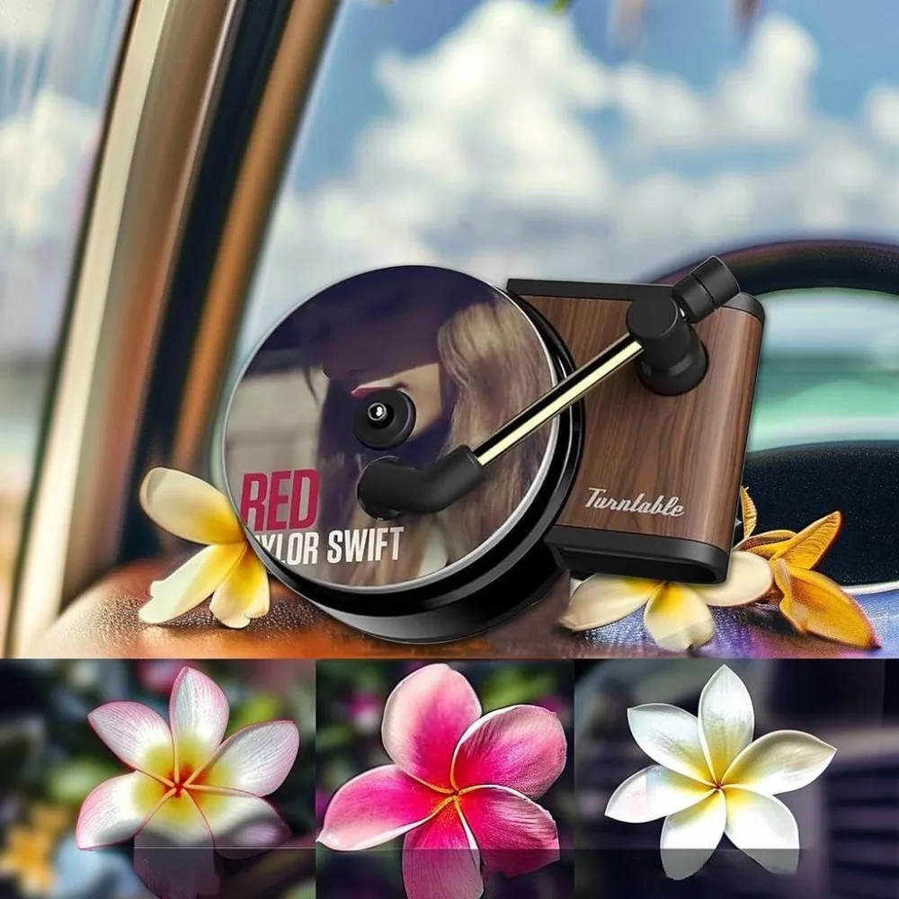 Car Accessories Automobile Aroma Diffusers Car Air Freshener Clips Album Cover Air Freshener Car Accessories For Music Fans Gift