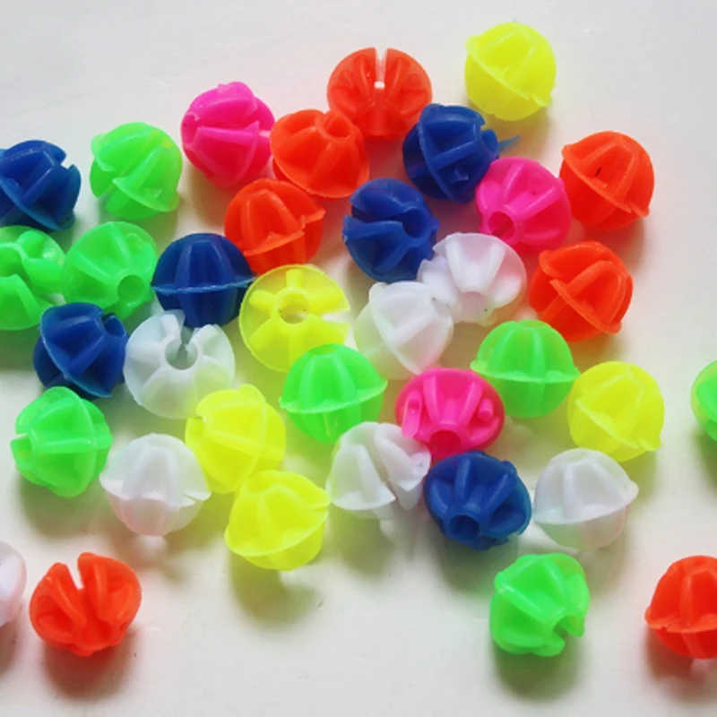 108Pcs Bicycle Round Decorative Colored Beads Spokes Decorations Plastic Cilp Spoke Beads