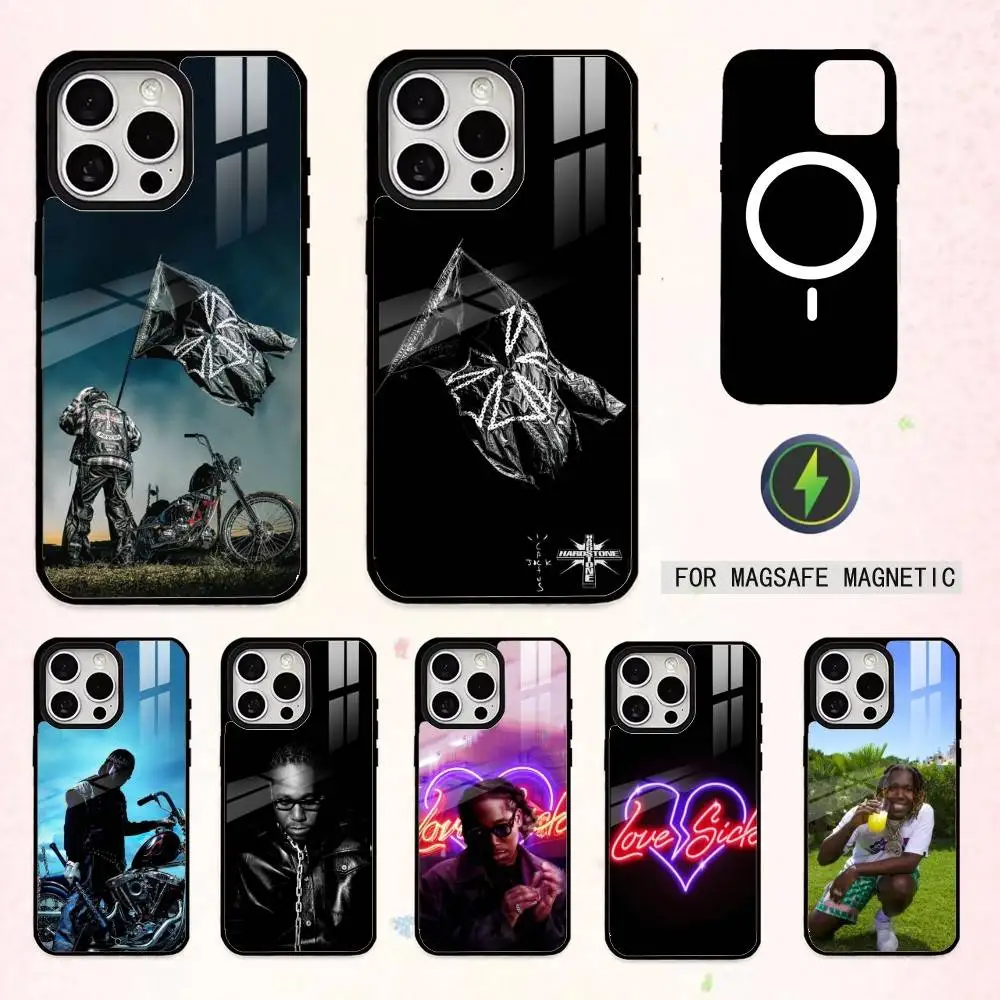 

R-Rapper D-Don T-Toliver Singer Phone Case For iPhone17,16,15,14,13,12,11 Plus,Pro Max Magnetic For Magsafe Wireless Charging