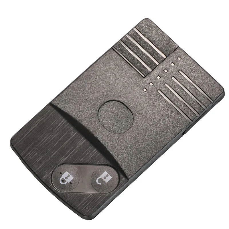 jingyuqin 2/4 Buttons Smart Card Remote Key Shell For Mazda MX-5 CX-7 RX-8 CX-9 Uncut Blade FOB Replacement
