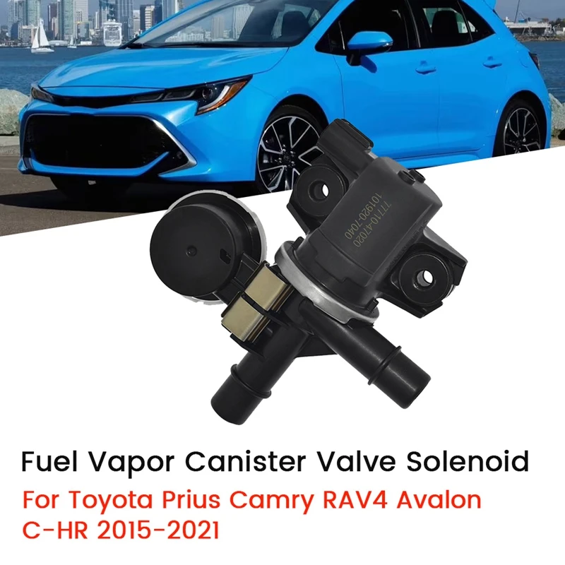 Car Fuel Evaporator Canister Valve Solenoid 77710-47020 for Toyota Prius Camry RAV4 Avalon C-HR 2015-2021 101920-7040