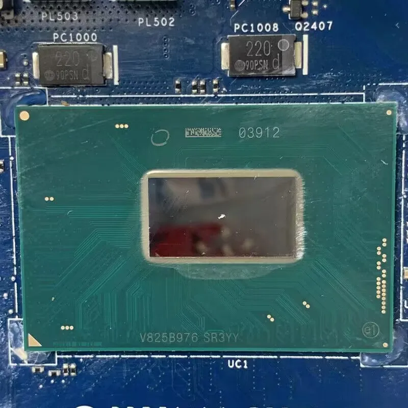 Placa-mãe portátil CN-0D3R1D 0D3R1D D3R1D para DELL 15 R4 17 R5 com SR3YY I7-8750H CPU LA-F551P N17E-G2-A1 GTX1070, 100% testado, OK