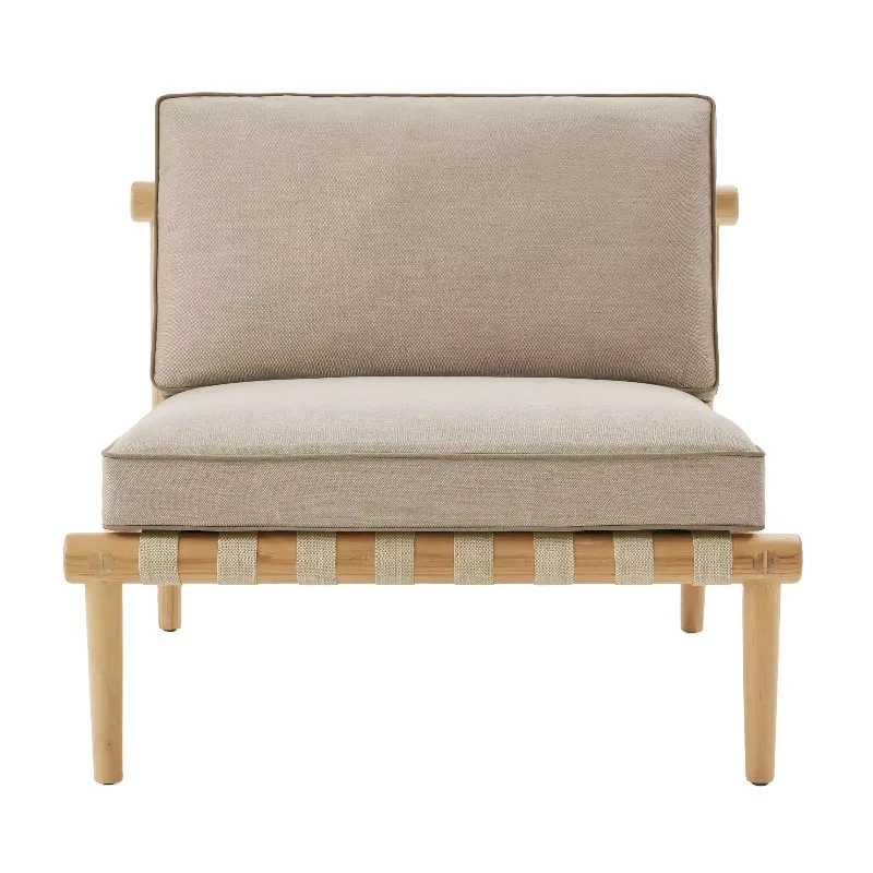 

American outdoor solid wood teak garden chair cafe hotel balcony outdoor leisure chair