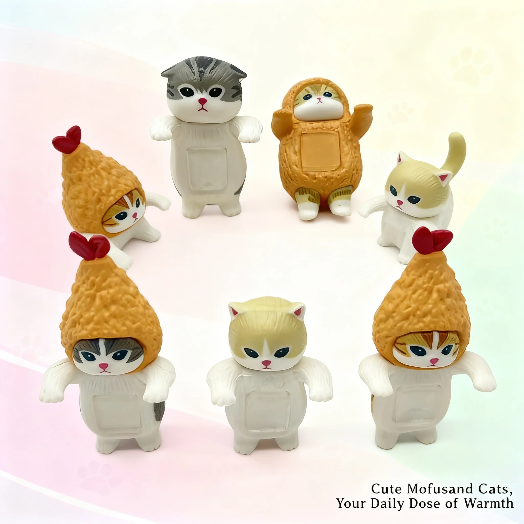 

Mofusand Cat Fruit Fried Shrimp Prone Position Series Blind Box Cute Mini Action Figure Desk Ornament Festival Gift New In Stock