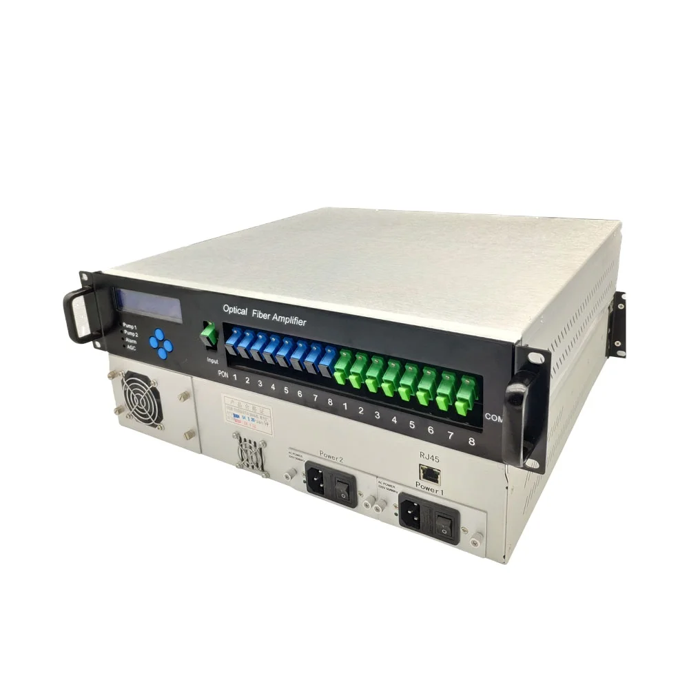 

Promotion 0~10dbm Input High Quality 8 Port WDM Edfa 24 Dbm Catv Edfa 1550nm Optical Fiber Amplifier