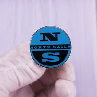 Cool North Sails Logo Pin Button Badge