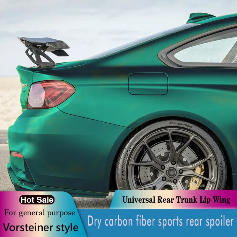 Dry Carbon Fiber Universal Spoiler Vorsteiner Style Rear Wing Sport Tail For F80 M3 F82 M4 M5 M6 M2 M1M5 G20 G30 2014UP