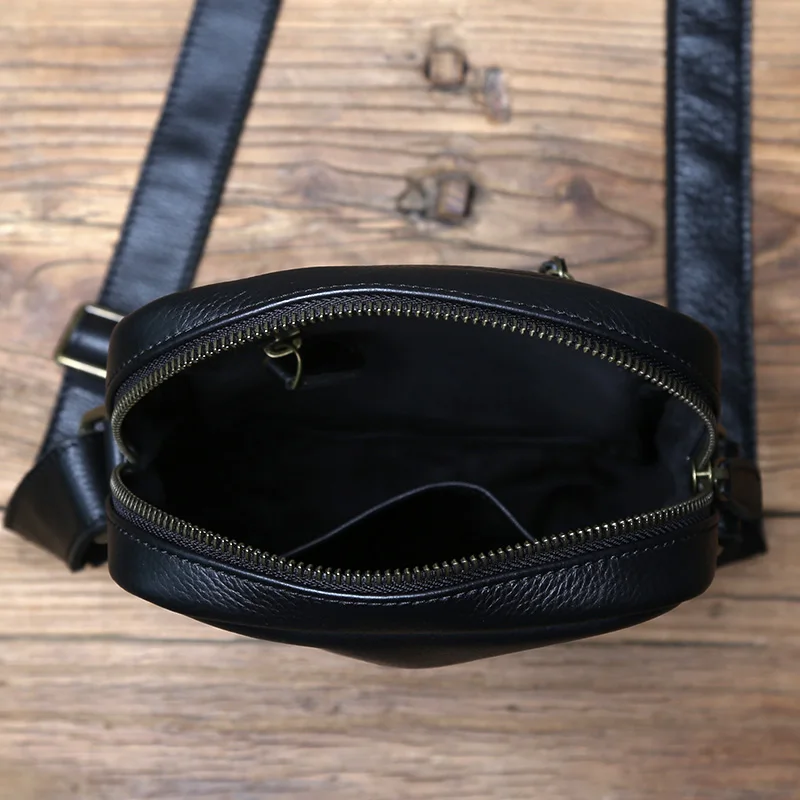 NZPJ Echtes Leder Herren Umhängetasche Lässige Umhängetasche Natürliches Rindsleder Vertikale Herrentasche Trend Tablet Computertasche – Detail 13
