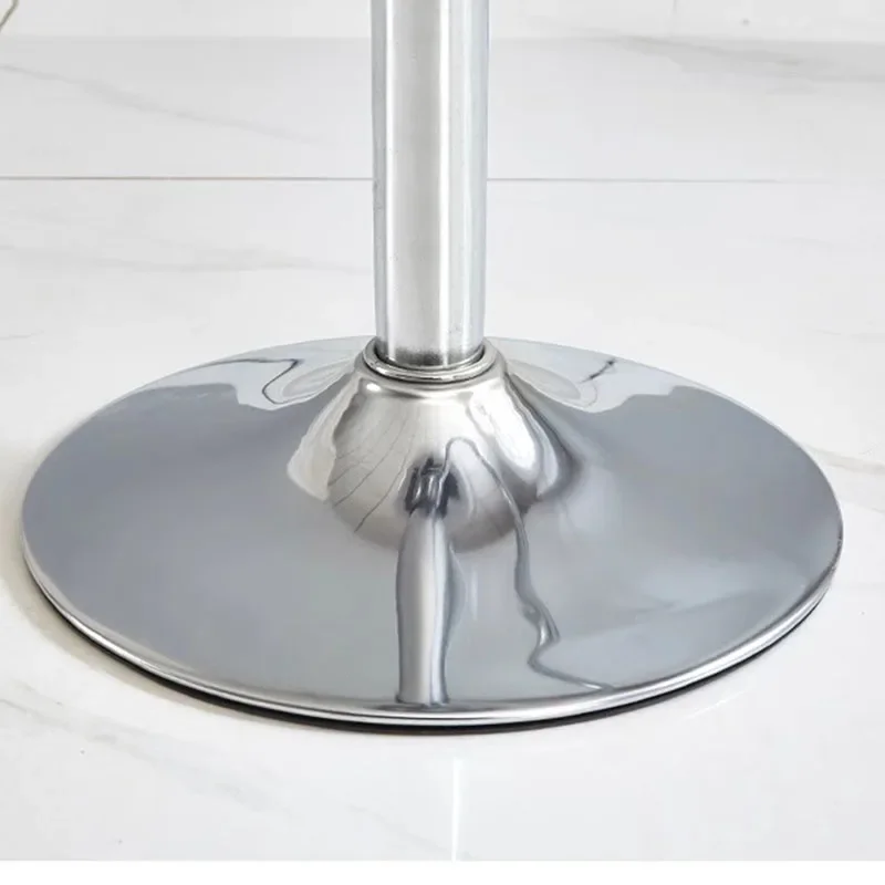 Nordic moderno cadeiras de bar café acrílico luxo giratória banqueta minimalista curto sillas para comedor restaurante móveis