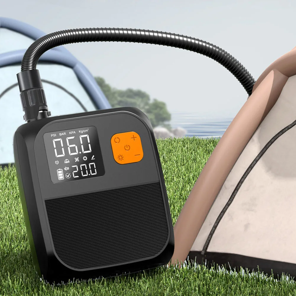 

Outdoor Air Pump Portable Inflator Pump Digital Pressure Display Efficient And Fast Inflation For Inflatable Boats