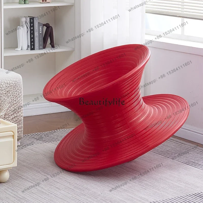 LD33Nordic creative gyro chair shopping mall leisure amusement park 360 degree rotating tumbler stool