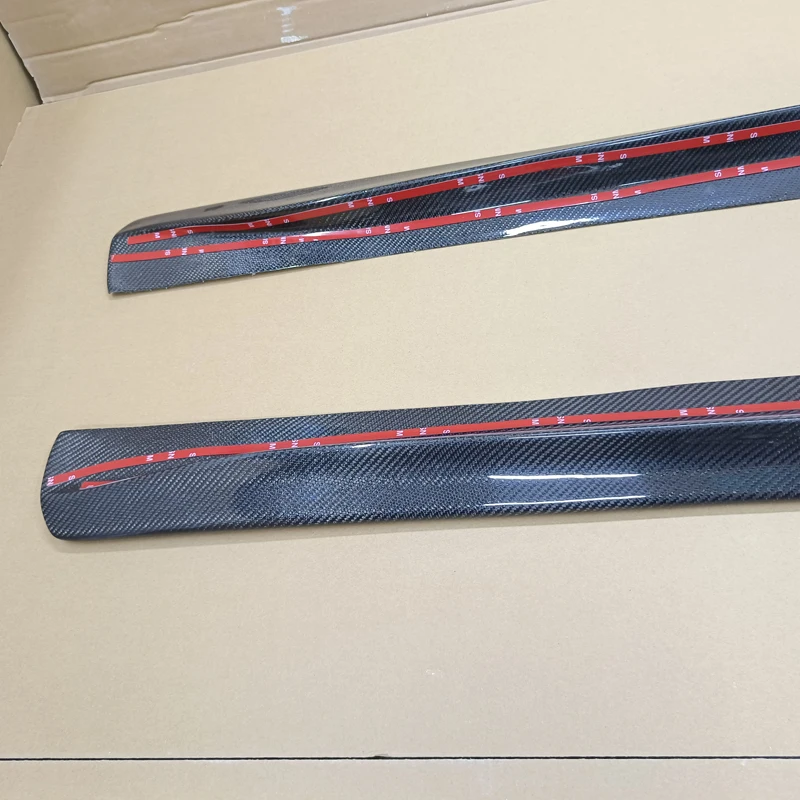 F82 M4 PSM Style true Carbon Fiber Side Skirt For BMW M4