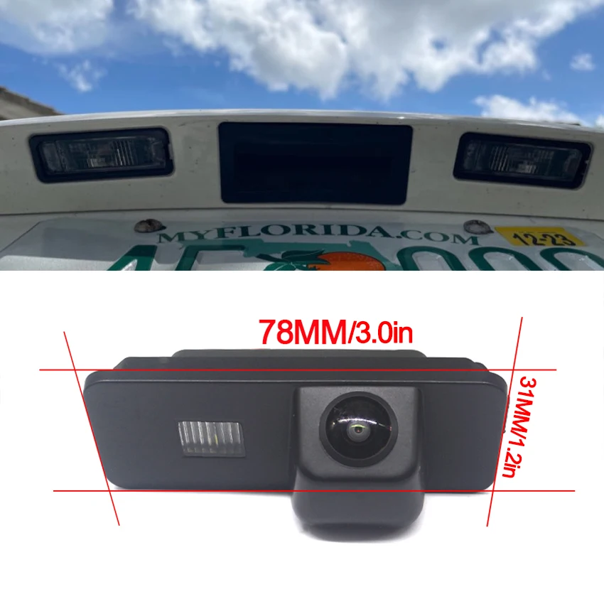 HD Car Rear View Camera Parking For Volkswagen Polo Hatchback 9N MK4 2000~2009 For Volkswagen Polo Hatchback 6R MK5 2010~2014