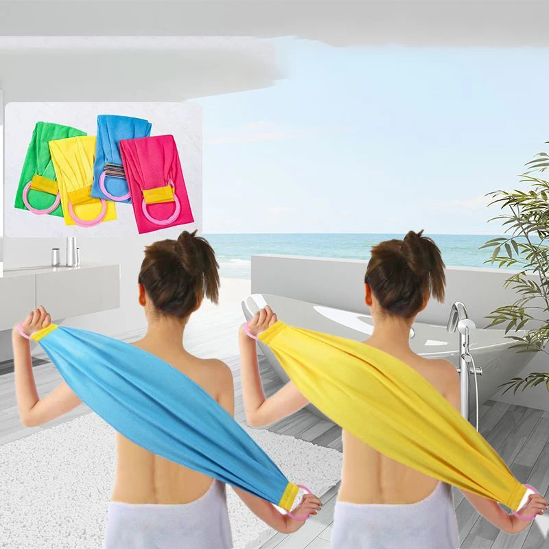 

Длинные банные полотенца, чистые и серые, мужские и женские банные полотенца, артефакт растиния спины, двусторонние полотенца для взрослых с грубой песком.