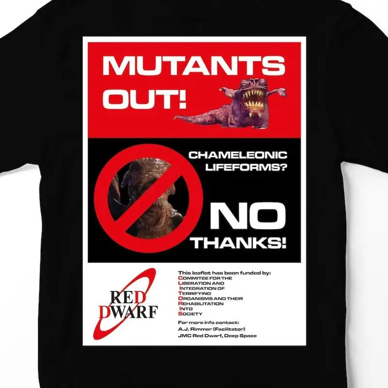 Red Dwarf Polymorph Mutants Out T-Shirt