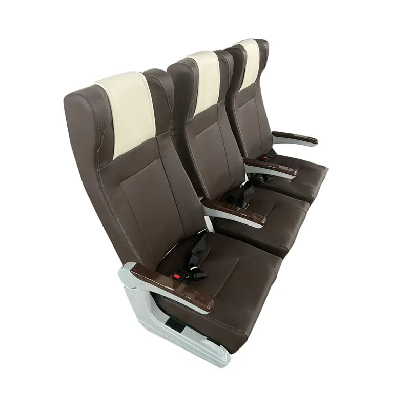 High Resilience Foamed Sponge Cushion PVC Leather Wrapped Marine Passenger Seat with Aluminum Alloy Armrestpromote sales