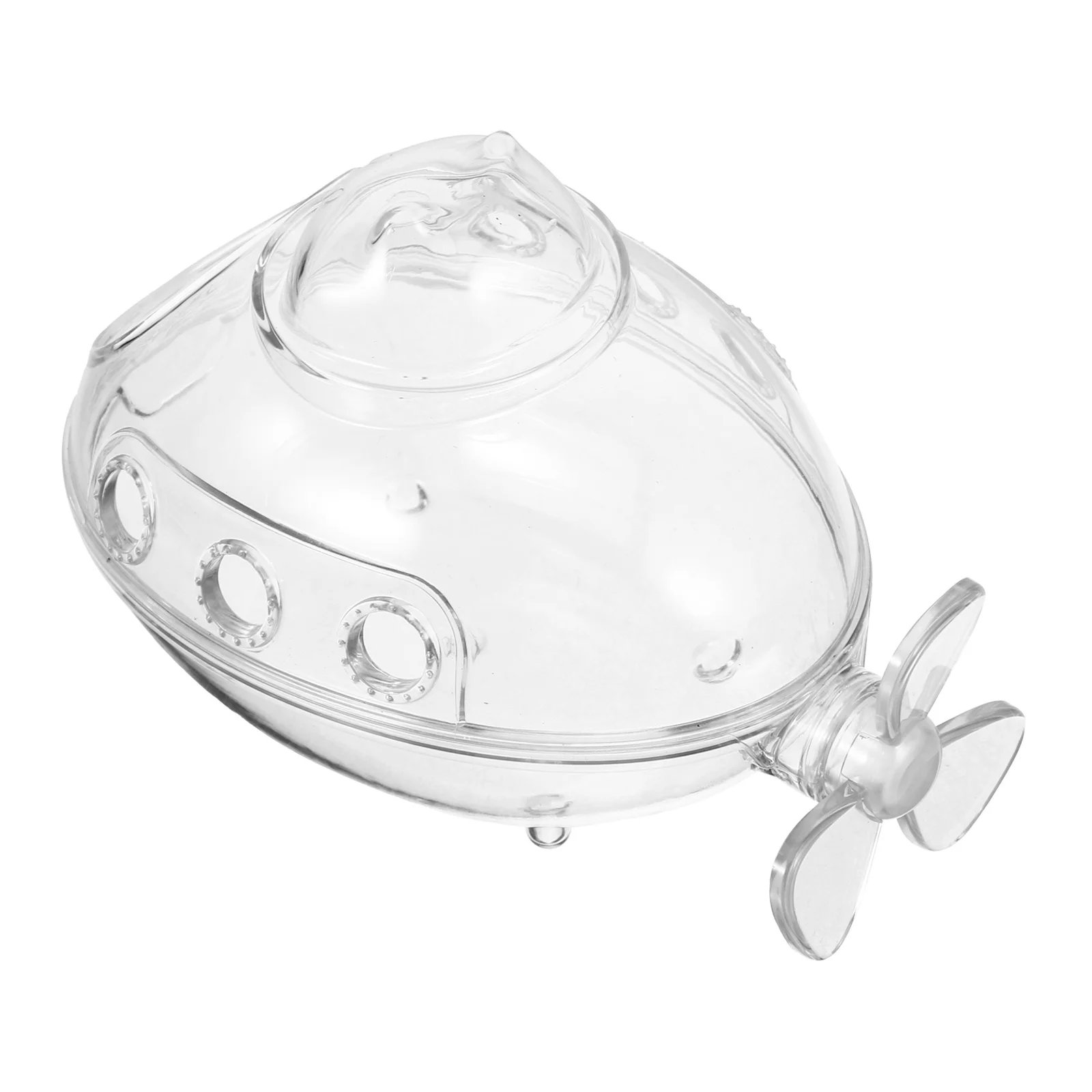 

Hamster Sand Bath Box Transparent Submarine Style Small Animal Bathroom Cage Accessory For Gerbil Chinchilla Rat