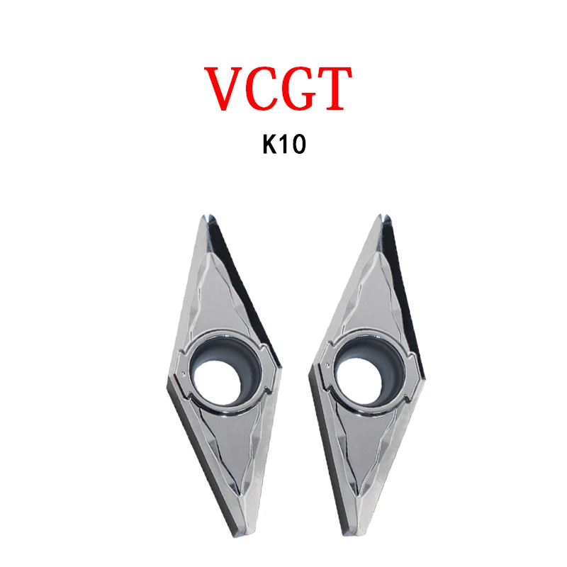 

VCGT VCGT160402 VCGT160404 VCGT160412 VCGT110302 VCGT110304 FL K10 CNC Original Carbide Inserts For Aluminum Lathe Cutting