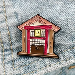 Yato's Shrine Lapel Pin Anime Noragami Peripheral Enamel Pin Funny Backpack Decorations