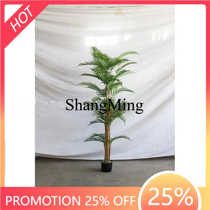 

ZYY Advanced Simulation Phoenix Bamboo Fake Plant Large Indoor Potted Plant Office Green Plant Landscaping Decoration