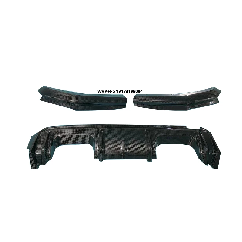 

3D-диффузор из сухого карбона для заднего бампера G80 M3 G82 M4, идеальная совместимость