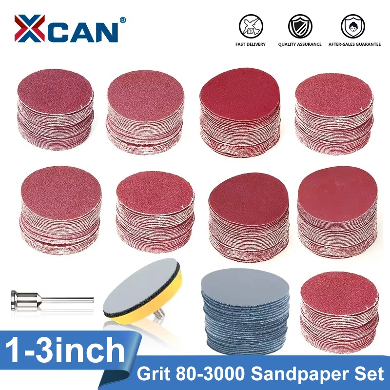 

Шлифовальные диски XCAN, 102 шт., 3 дюйма