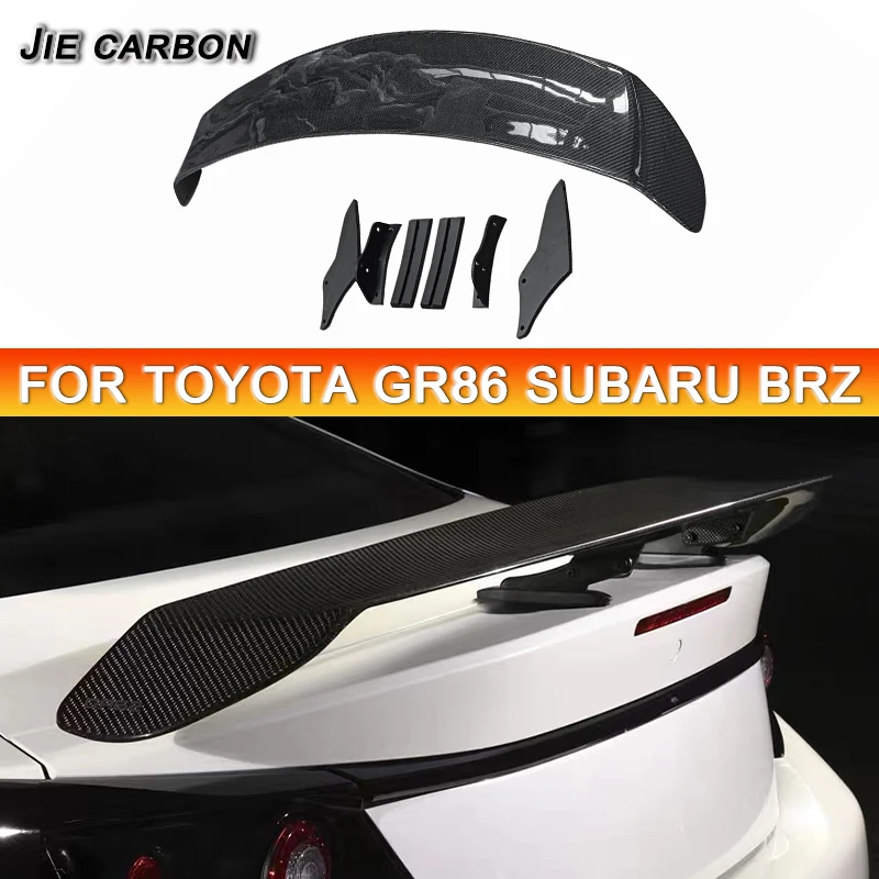 For 2023+ Toyota GR86 Subaru BRZ Upgrade SARD Type Carbon Fiber Car Trunk Lip Spoiler Tail Body Kit