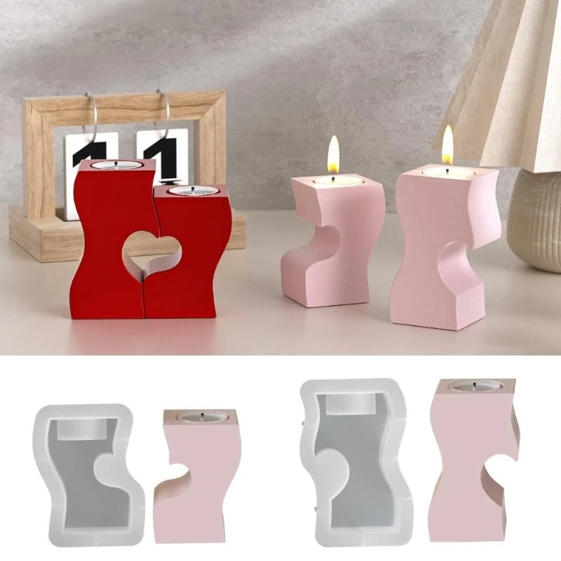 

Multipurpose Heart Silicone Mould for Home Decoration and Gifts Crafting Y08E