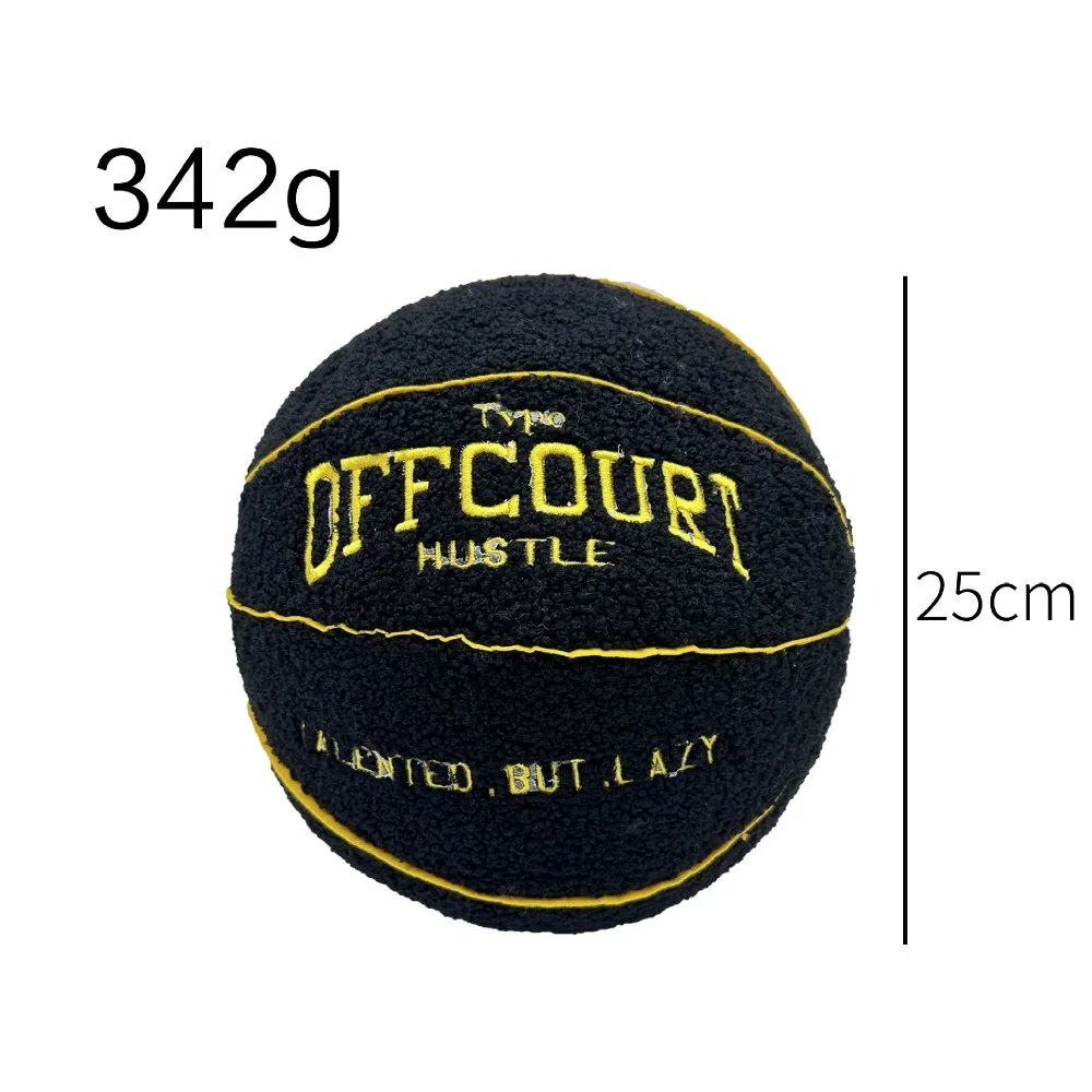 Offcourt basquete travesseiro basquete de alta qualidade travesseiro 25cm engraçado realista basquete travesseiro boneca crianças brinquedos